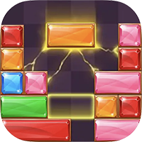 Block Drop Puzzle - Jewel Fun!